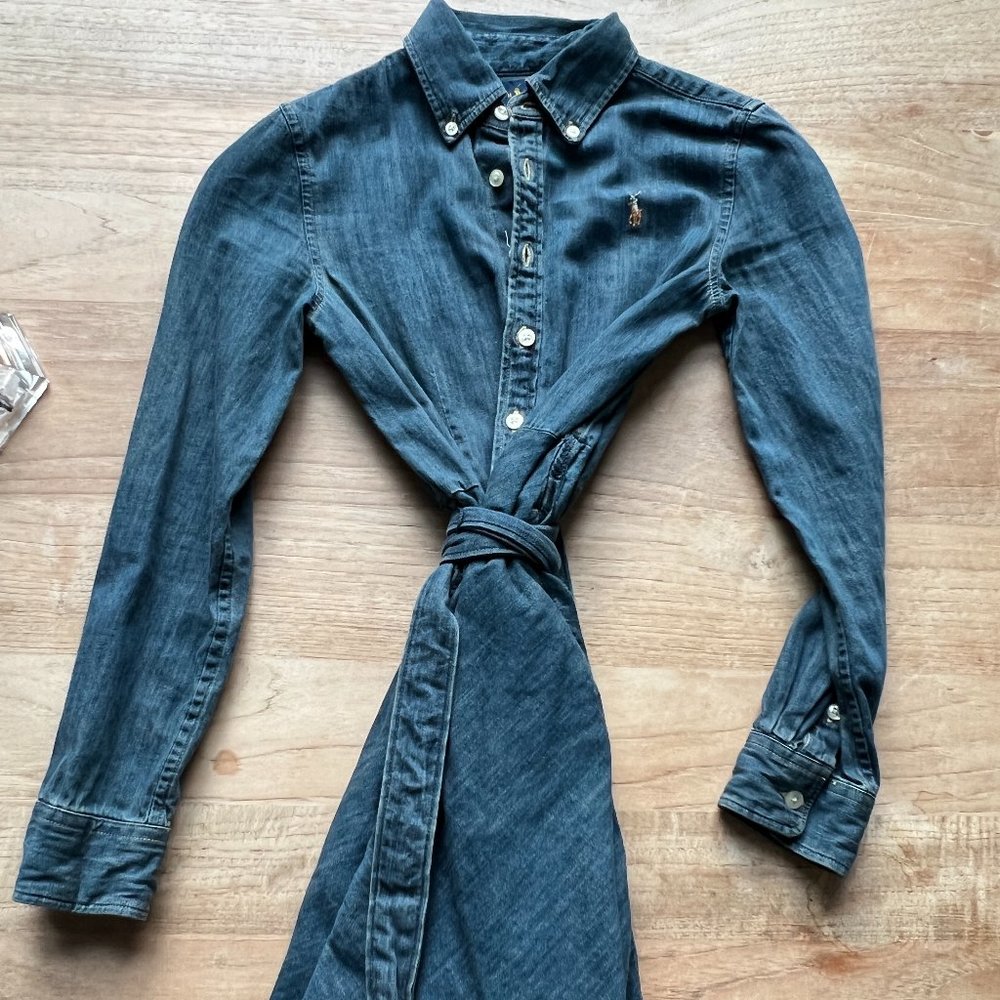 Ralph Lauren Demin Shirt Dress - Almost new